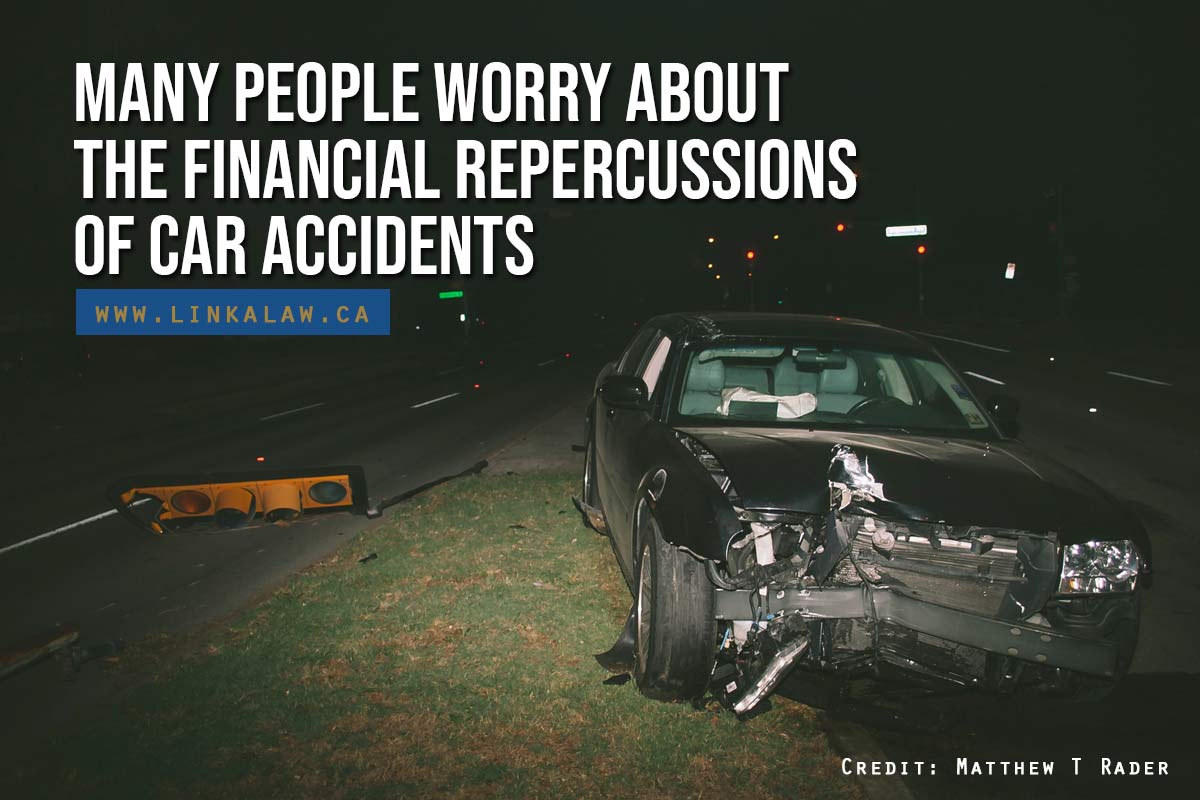 Many people worry about the financial repercussions of car accidents