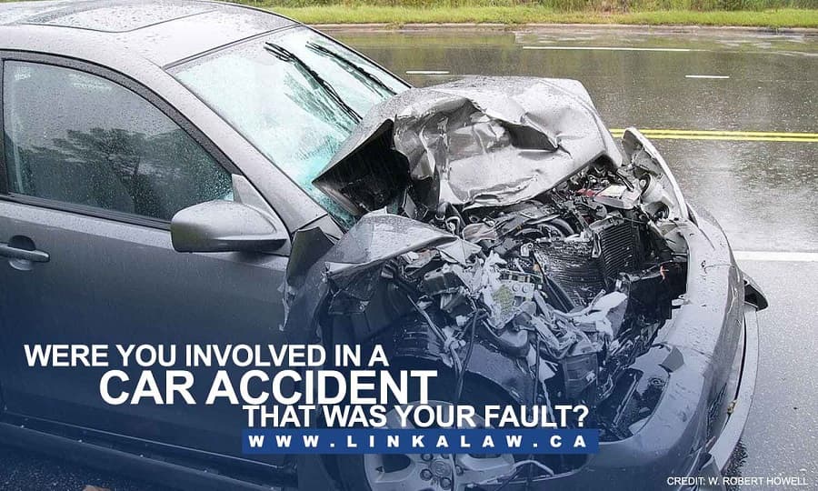 Were you involved in a car accident that was your fault?